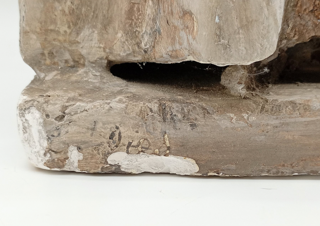 Magnifique Statue du Pape Pie IX en plâtre - XIXeme - 53cm