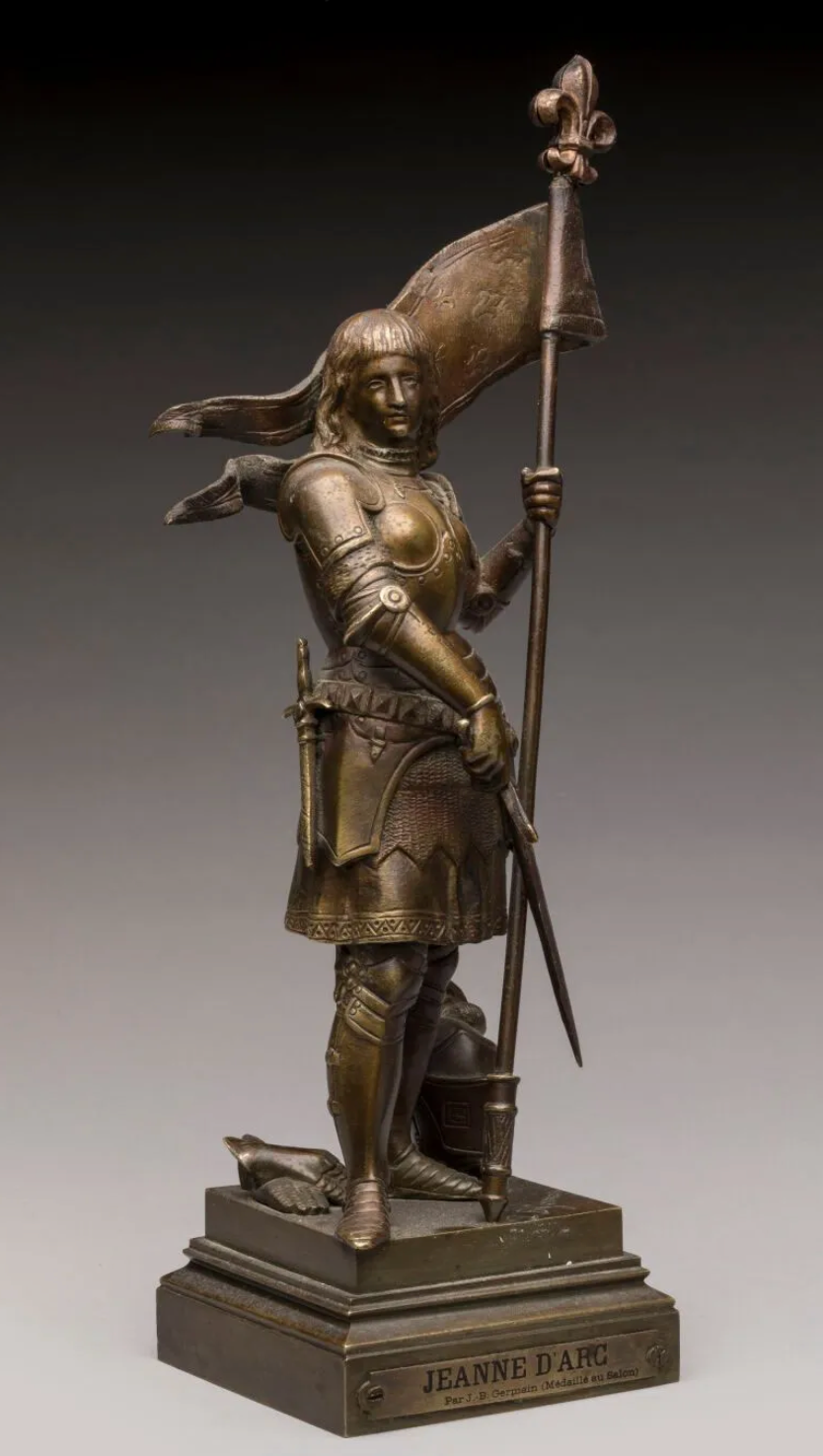 Jeanne d'Arc - Sculpture bronze -Jean-Baptiste Germain