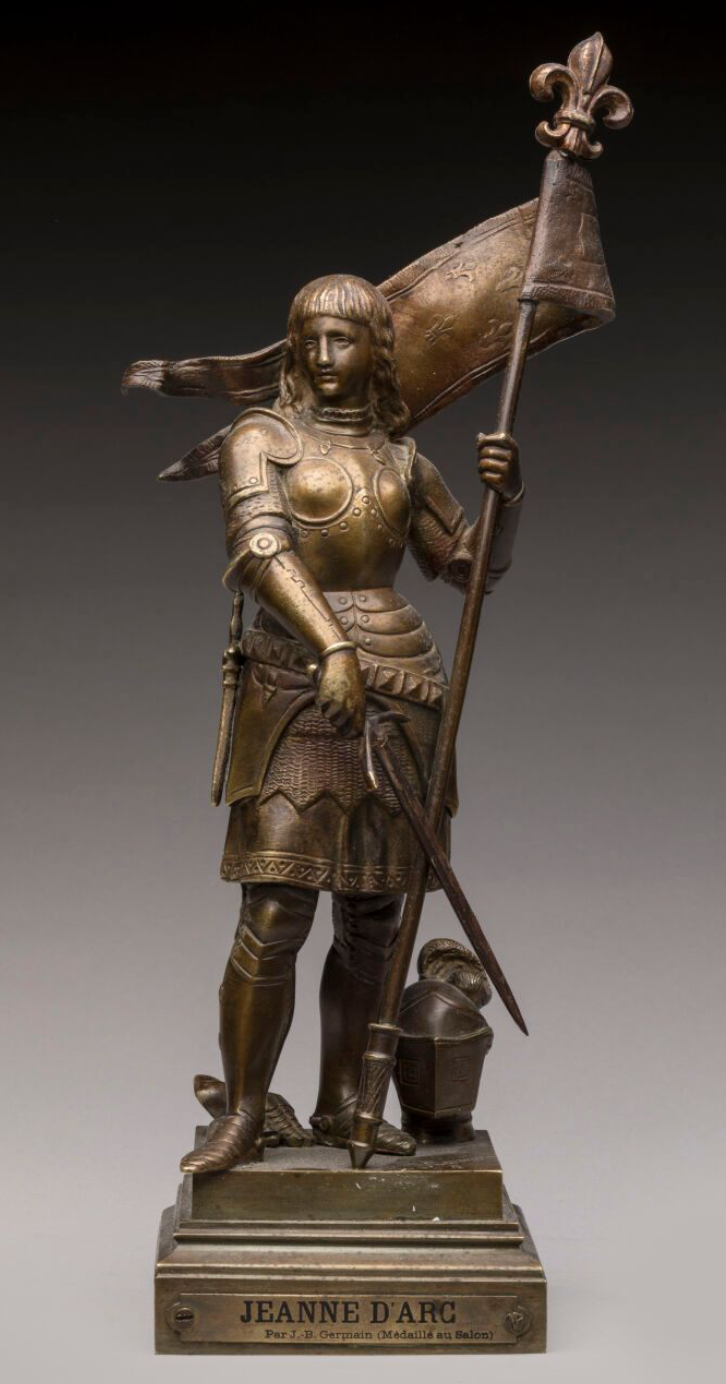 Jeanne d'Arc - Sculpture bronze -Jean-Baptiste Germain