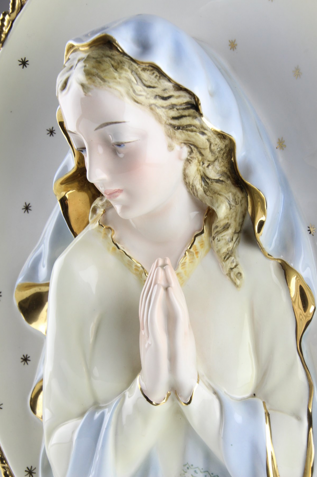 Madona Orante – Vierge murale en porcelaine