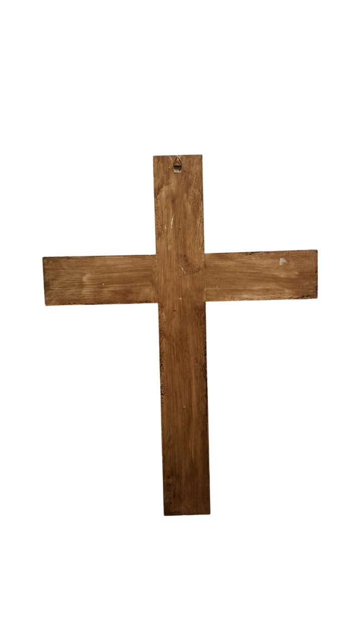 Christ en Majesté - Bois sculpté, polychrome et dorure -Fin XIXᵉ siècle début XXᵉ siècle