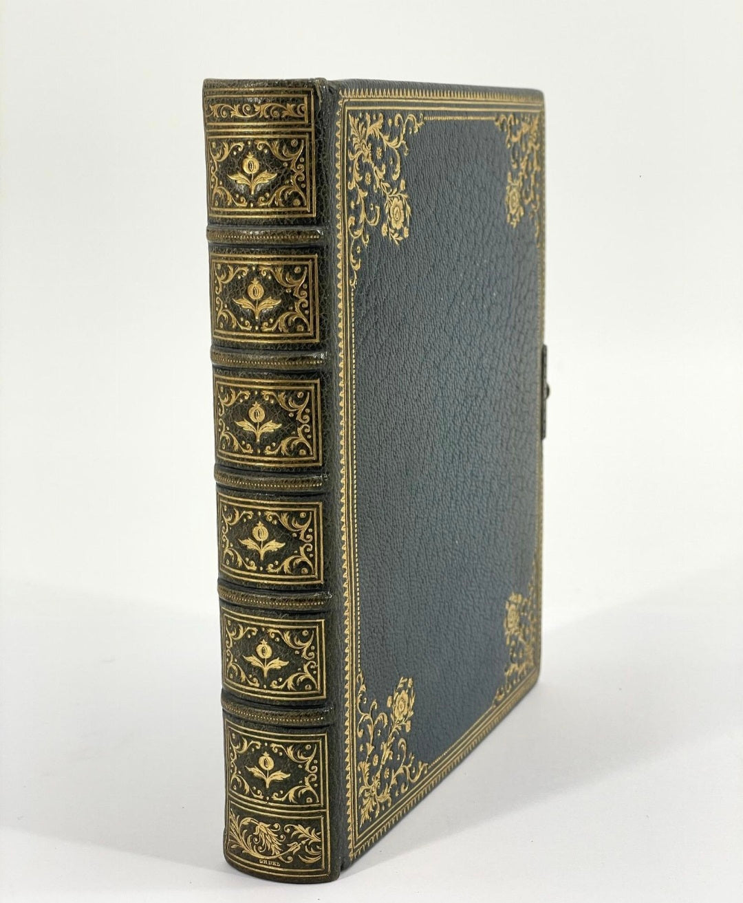 Heures du Moyen Âge – Paris, Gruel & Engelmann, 1887 – Reliure plein cuir signée Gruel