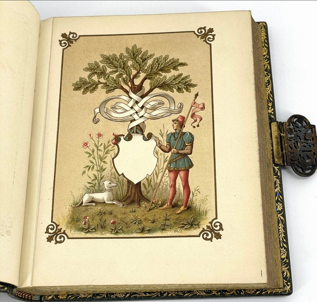 Heures du Moyen Âge – Paris, Gruel & Engelmann, 1887 – Reliure plein cuir signée Gruel