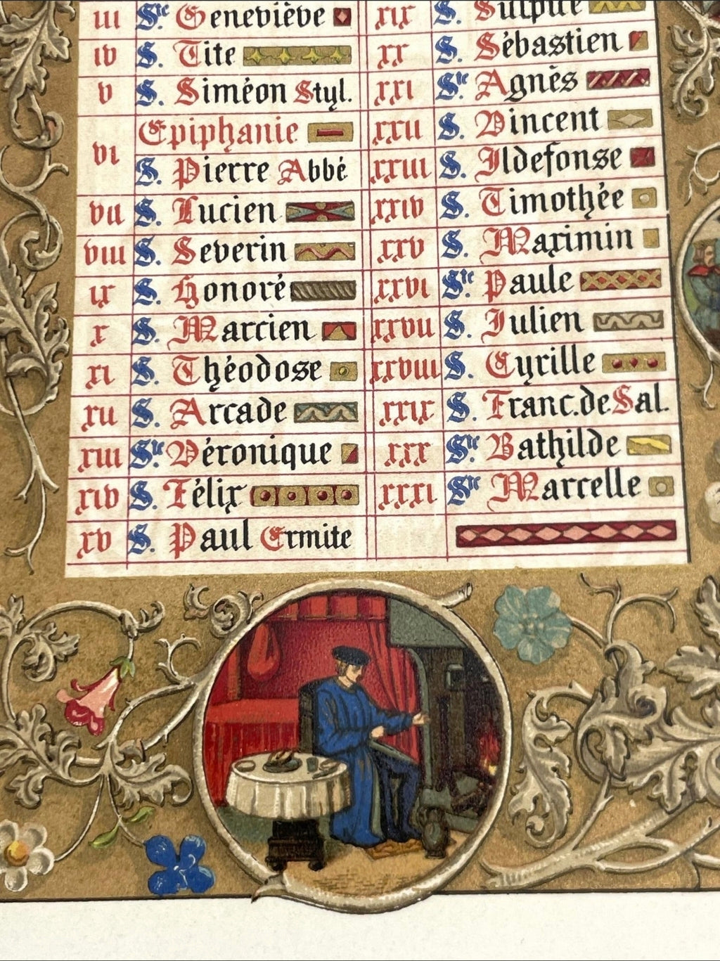 Heures du Moyen Âge – Paris, Gruel & Engelmann, 1887 – Reliure plein cuir signée Gruel